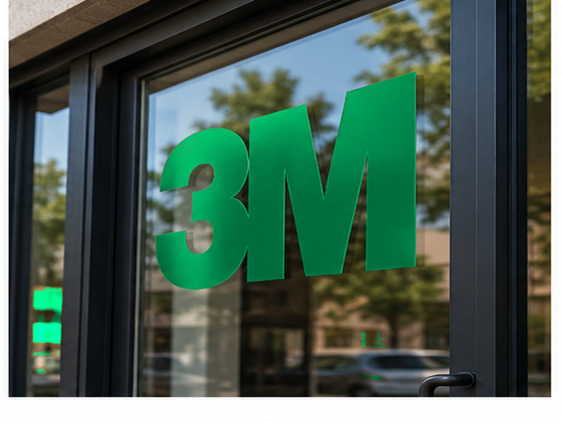 3M Scotchcal 7725 ElectroCut Cast Vinyl - Kelly Green 046 storefront window application