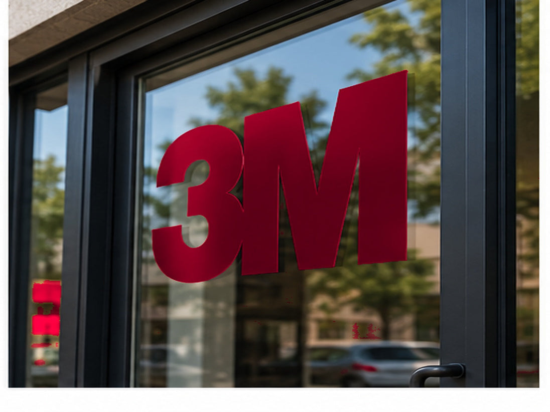 3M Scotchcal 7725 ElectroCut Cast Vinyl - Burgundy 058 storefront window application