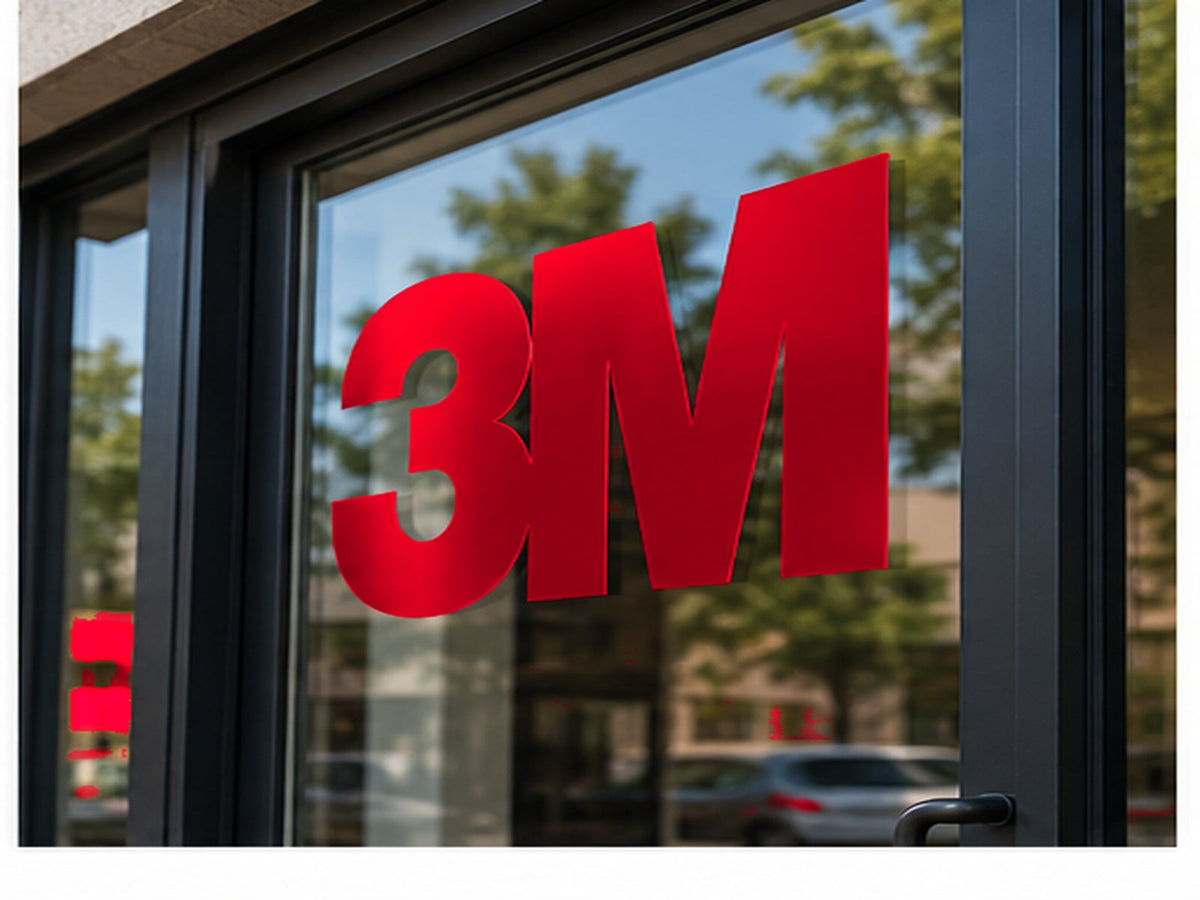 3M Scotchcal 7725 ElectroCut Cast Vinyl - Geranium 063 storefront window application