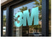 3M Scotchcal 7725 ElectroCut Cast Vinyl - Robin Egg Blue 086 storefront window application