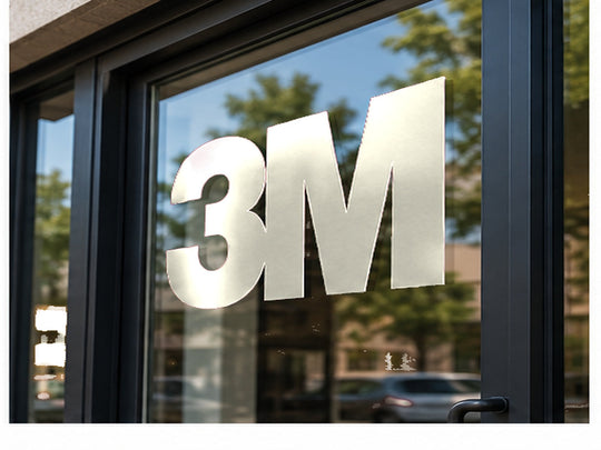 3M Scotchcal 7725 ElectroCut Cast Vinyl - Antique White 090 storefront window application