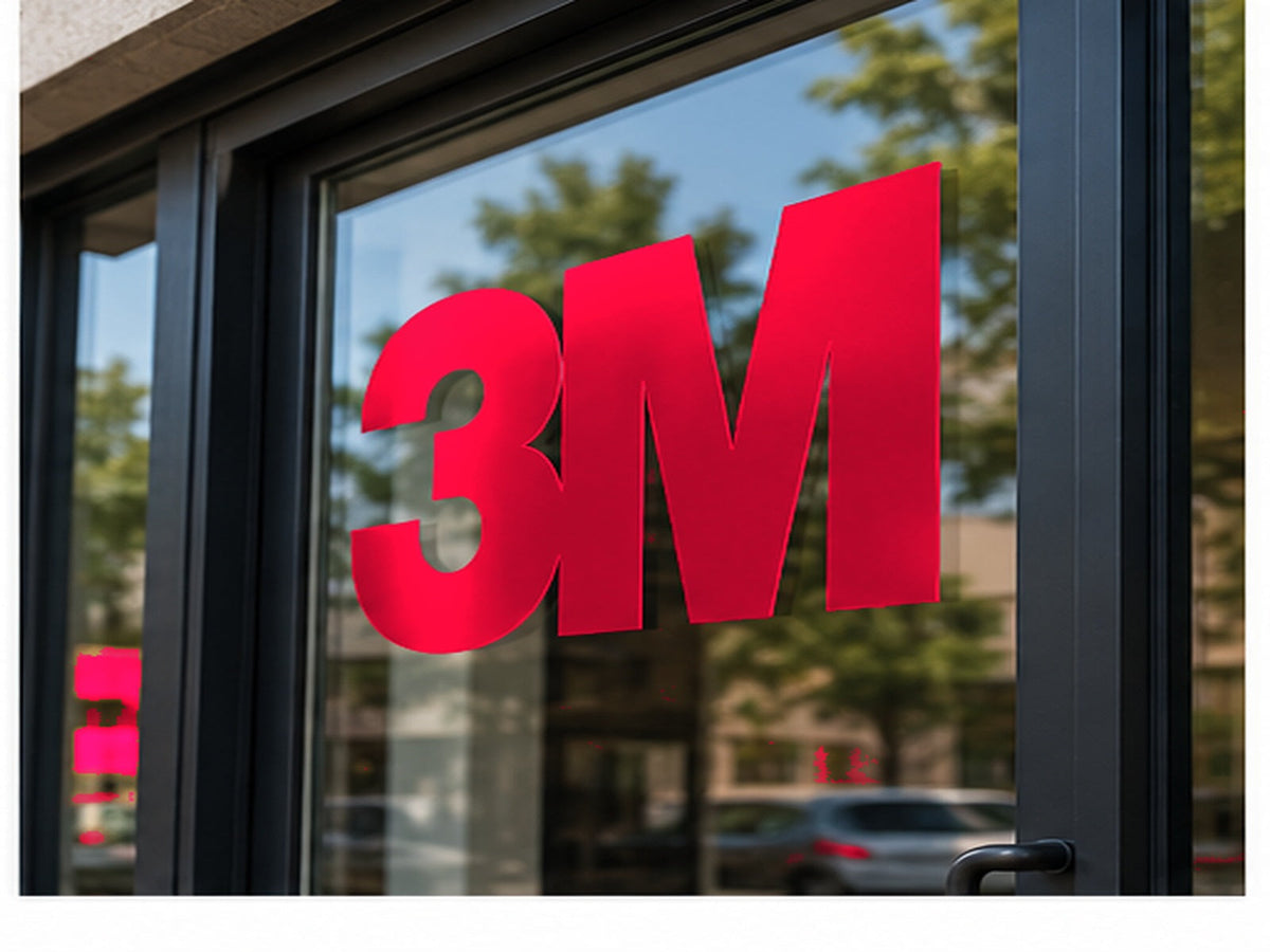 3M Scotchcal 7725 ElectroCut Cast Vinyl - Perfect Match Red 263 storefront window application