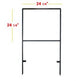 Double Stake Sign Frame 18" × 24"