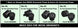 Set of metal grommets with corresponding die numbers for Ace and Econo Air grommet presses.