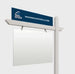 Example street or real estate sign application using a 6 x 24 inch aluminum blank
