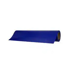 Roll of Electric Blue paper on a white background