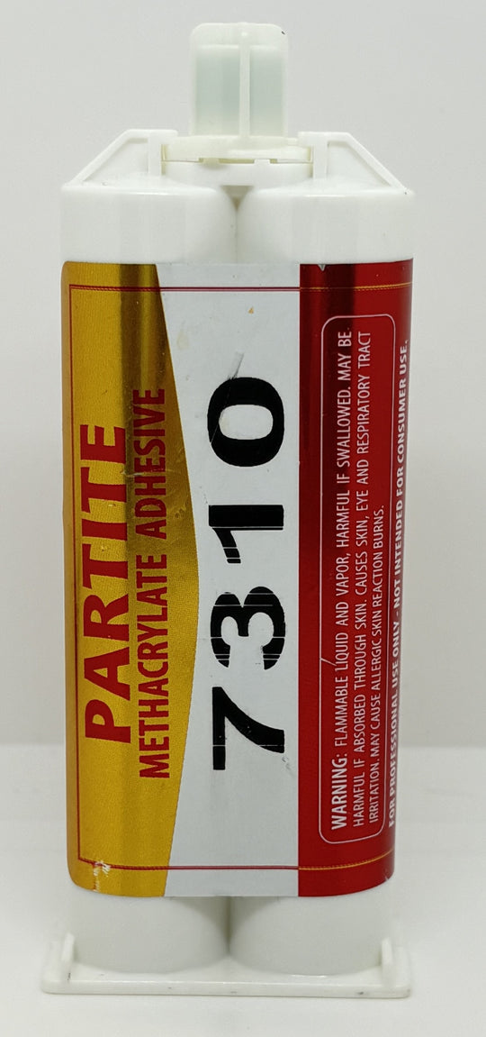 Partite Methacrylate Adhesive 7310 bottle on a white background