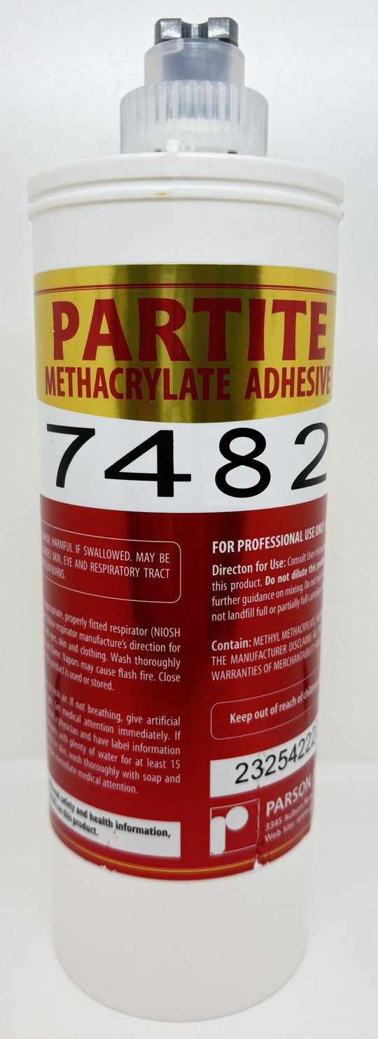 Partite Methacrylate Adhesive 7482 container on a white background