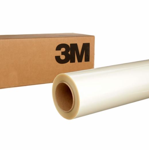 Roll of 3M paper with a cardboard box in the background