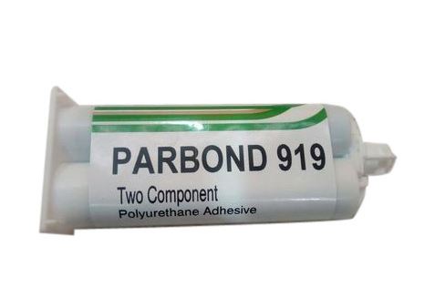 Two-component polyurethane adhesive tube labeled 'Parbond 919' on a white background