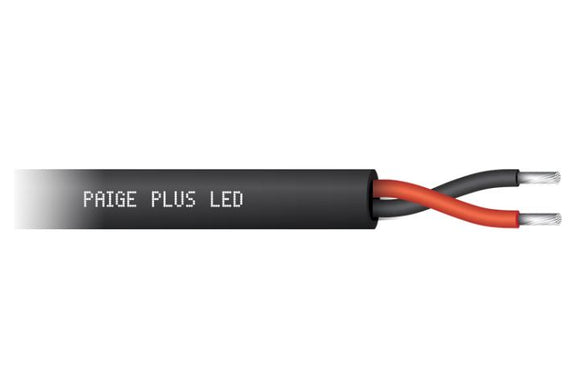 Paige Plus LED Wire 2/C 18AWG Black Sunlight Resistant 984182