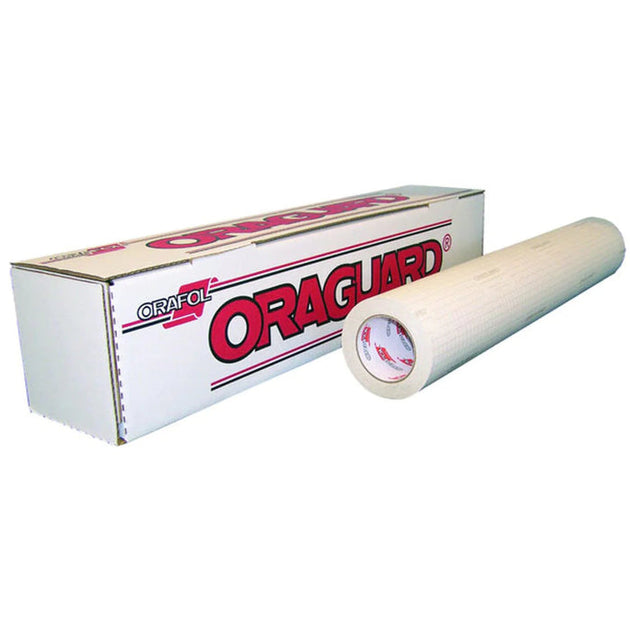 ORAGUARD 200 clear PVC laminating film roll with ORAFOL product box