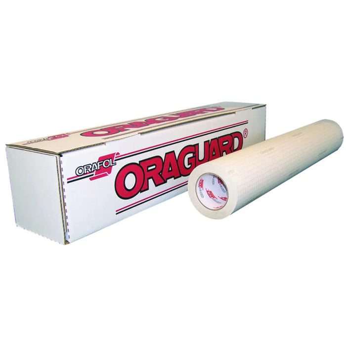 ORAGUARD 200 clear PVC laminating film roll with ORAFOL product box