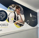 Finished Drytac Polar Grip Air interior wall graphic at Stonar School
