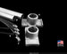 Pole kit components with labels on a black background, featuring 'Made in the U.S.A.' text.