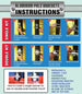 Instructions for installing aluminum pole brackets on a banner pole system.