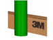 Green roll of 3M vinyl wrap on a cardboard box with 3M branding.