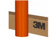 Orange vinyl wrap roll with cardboard box featuring 3M logo on a white background