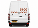 White van with '5100' and 'New York Craftervan' text on a white background