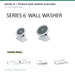 G2G Series 6 LED wall washer 36W — manufacturer specification or architectural application illustration