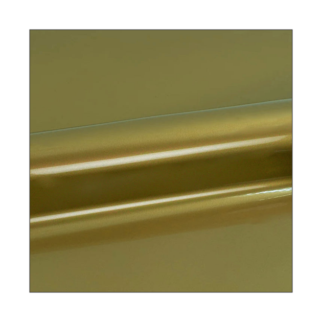 Siser EasyWeed Vegas Gold heat transfer vinyl, official color and film surface reference