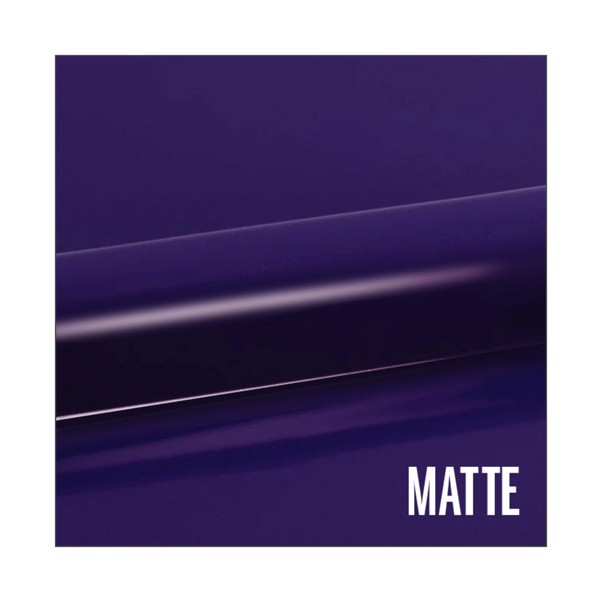 Siser EasyWeed Matte Purple heat transfer vinyl, official color and film surface reference