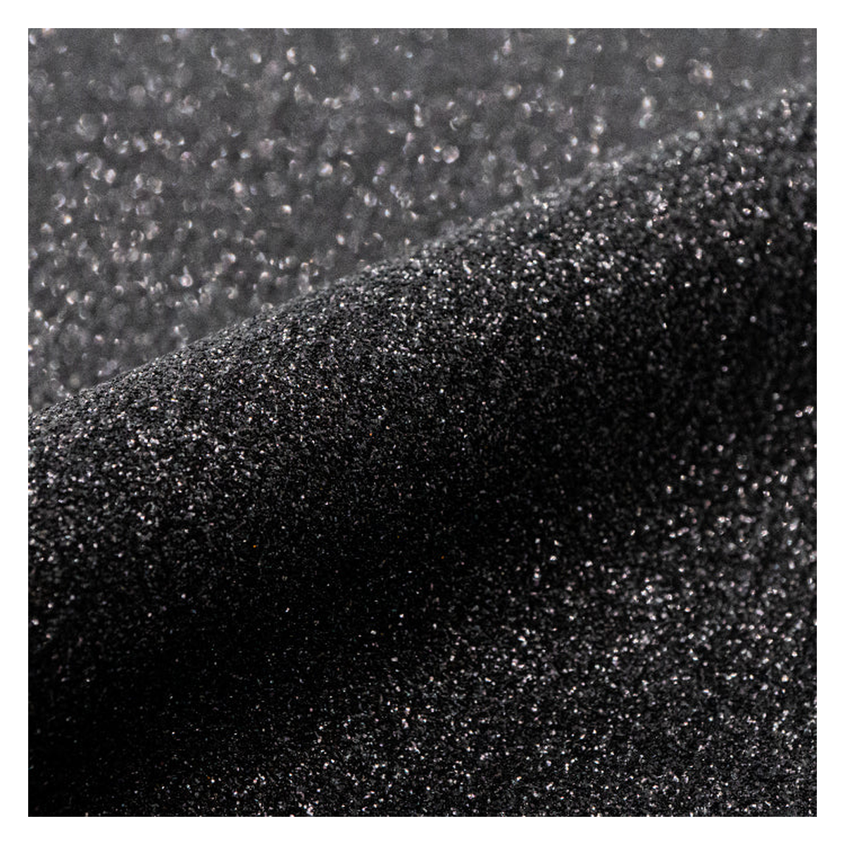 Siser Glitter Black heat transfer vinyl texture