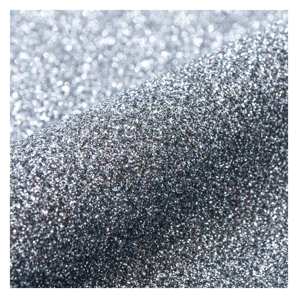 Siser Glitter Black Silver heat transfer vinyl texture