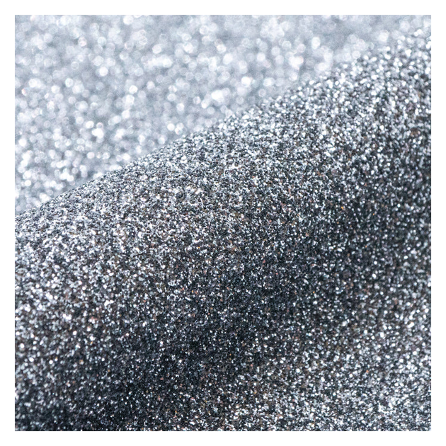 Siser Glitter Black Silver heat transfer vinyl texture