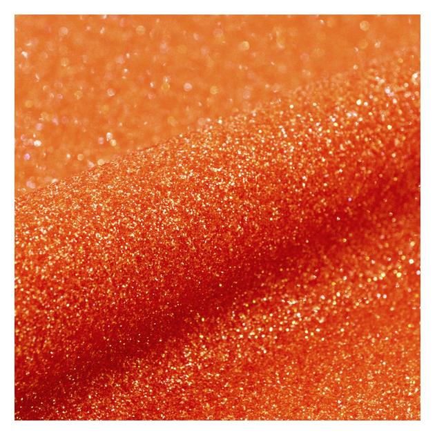 Siser Glitter Ember Orange heat transfer vinyl texture