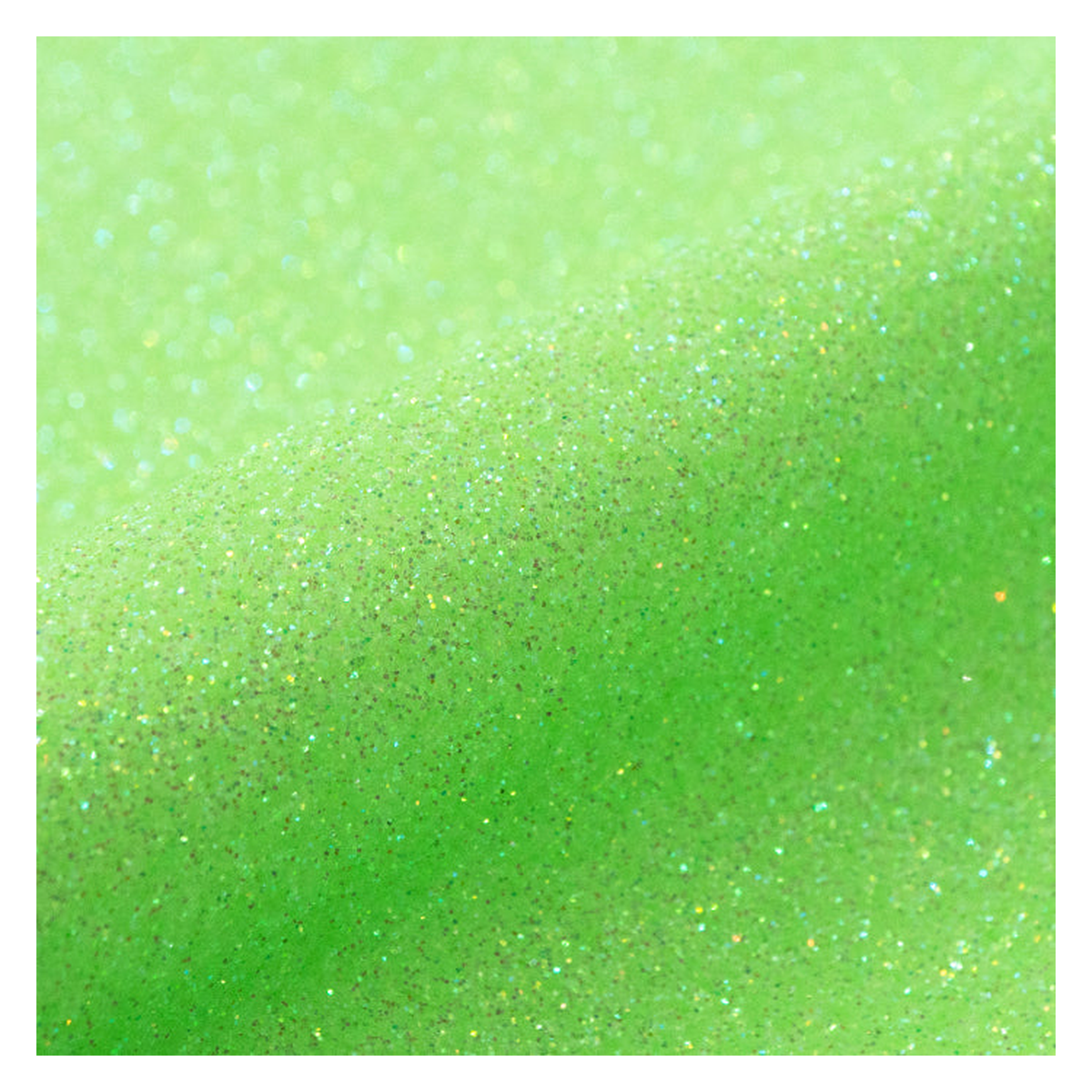 Siser Glitter Neon Green heat transfer vinyl texture