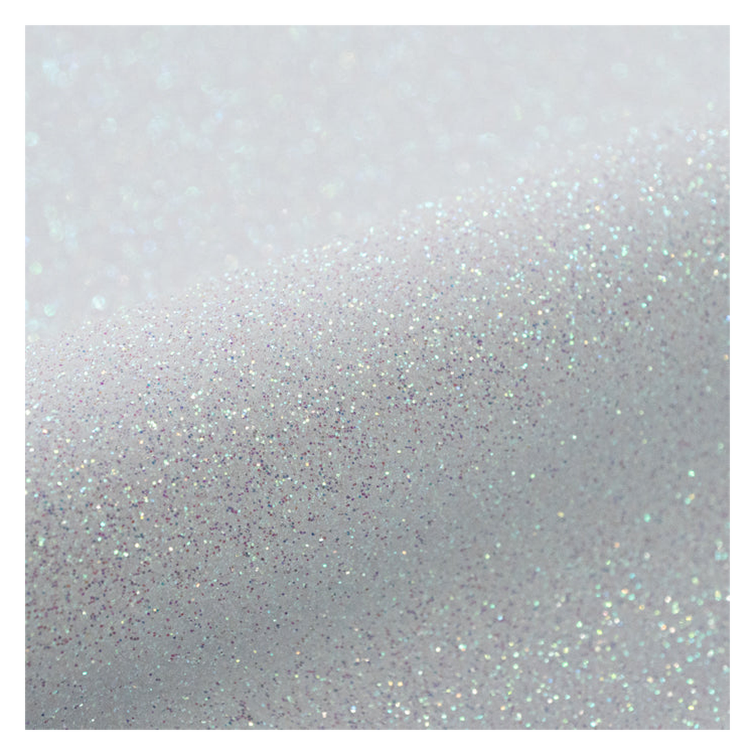 Siser Glitter Rainbow White heat transfer vinyl texture