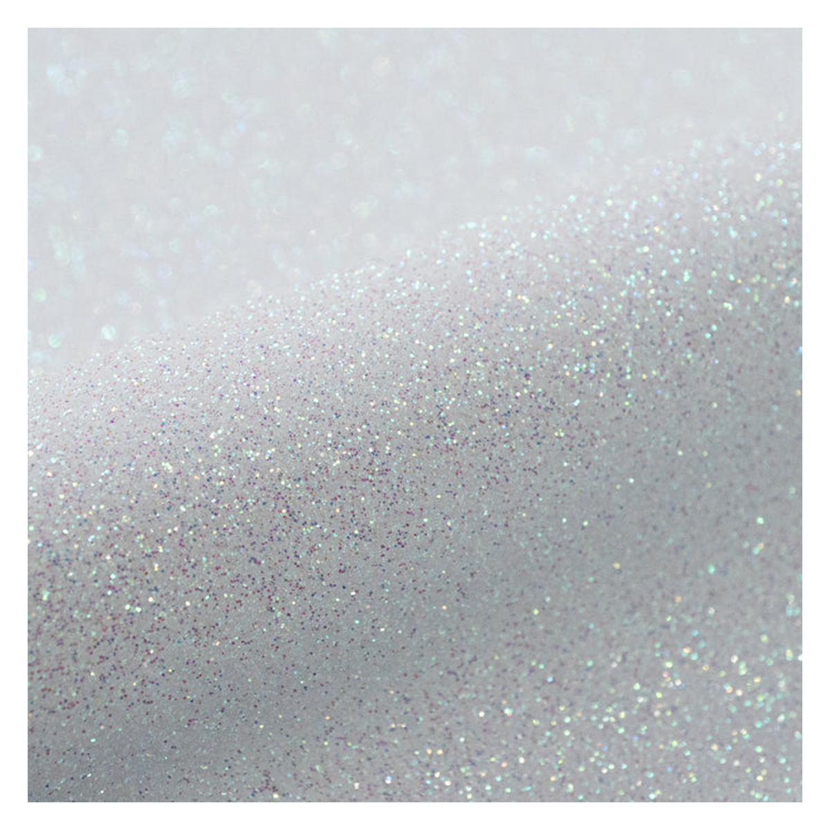 Siser Glitter Rainbow White heat transfer vinyl texture