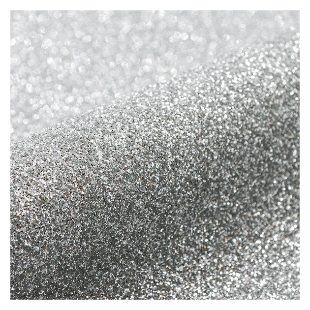 Siser Glitter Silver heat transfer vinyl texture