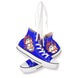 Siser ColorPrint PU Extra printable HTV application example on canvas shoes; shoes not included
