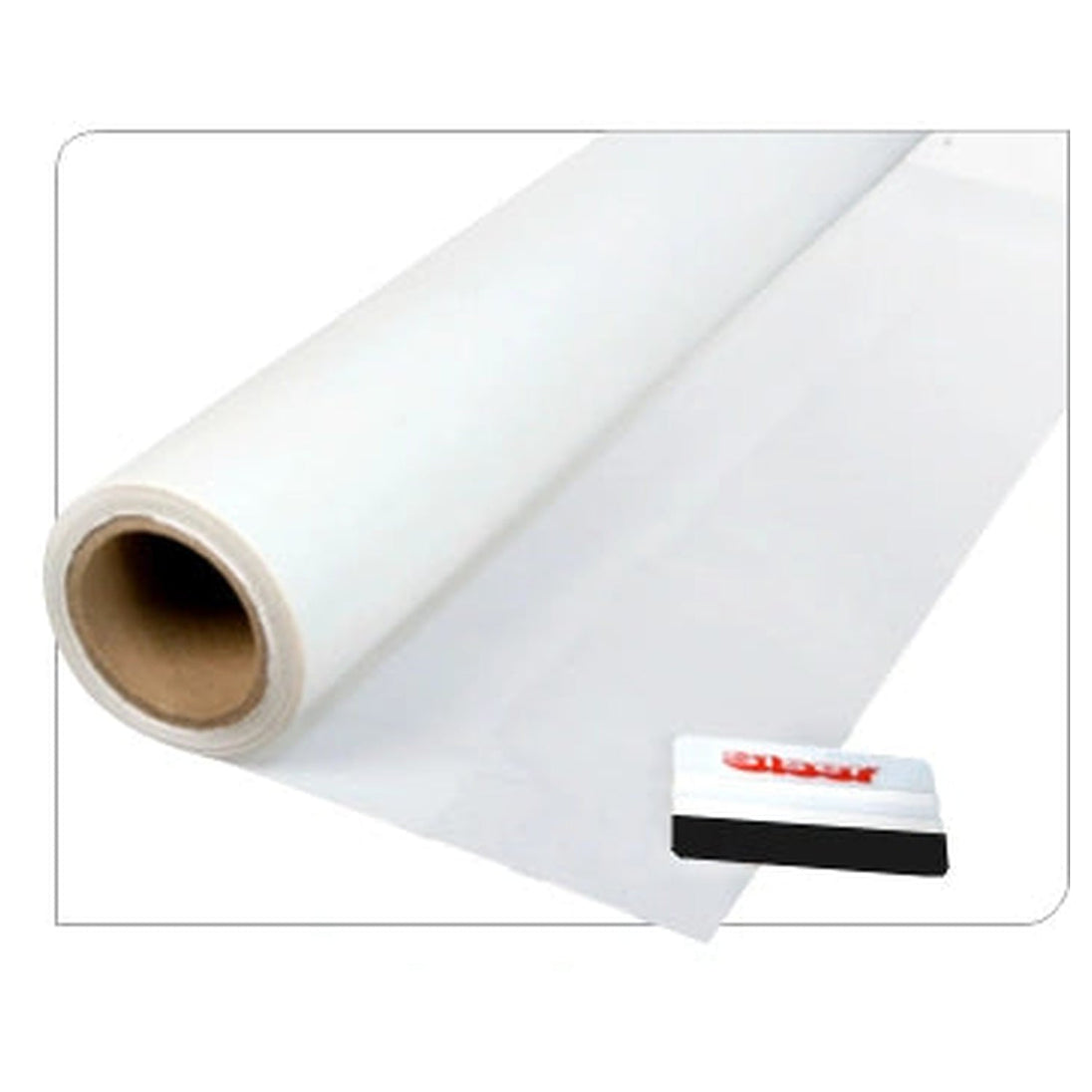 Siser TTD transfer mask roll with application squeegee shown for illustration; accessories not included