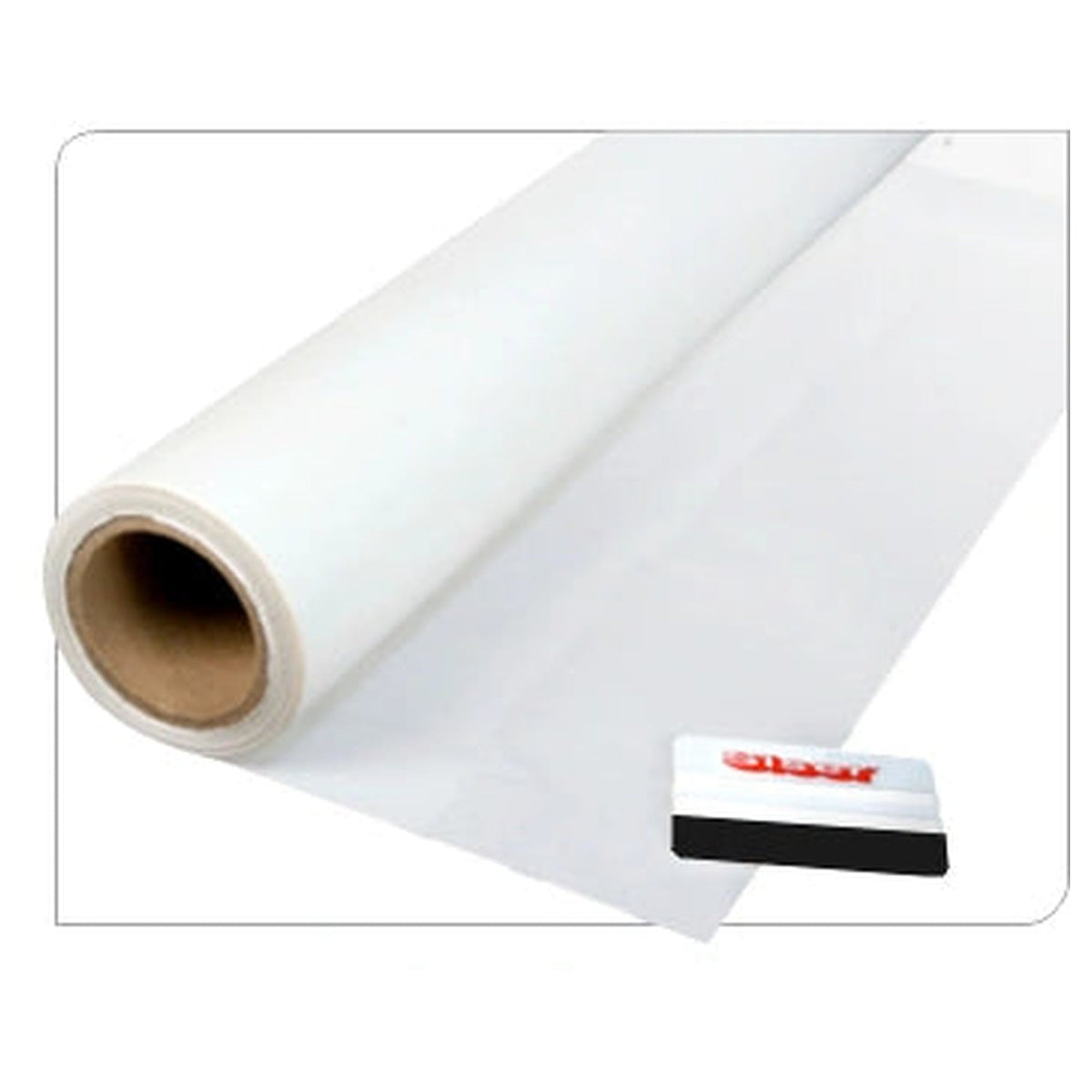 Siser TTD transfer mask roll with application squeegee shown for illustration; accessories not included