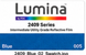 FDC Lumina 2409 Blue reflective vinyl color swatch illustration; verify against manufacturer sample