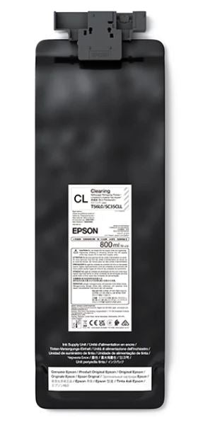 Epson ink cartridge with label on a white background