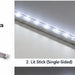 Current Tetra LT Stick 24V single-sided 7100K LED sign stick illuminated