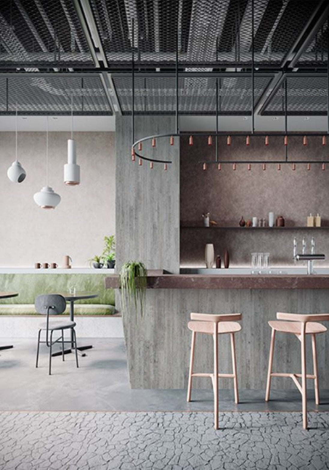 3M DI-NOC AE-2503 architectural interior finish supplemental image; illustrative application may differ from listed pattern