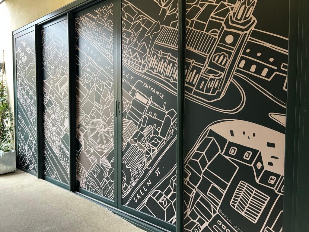 Retail window graphics installed with Drytac Polar Premium Air printable vinyl