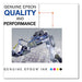 Advertisement for Epson ink with a robotic arm and text about quality and performance.