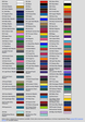 FDC Lumina 2100 and 2200 high performance vinyl color reference chart