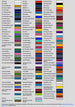 FDC Lumina 2100 and 2200 high performance vinyl color reference chart