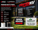 FDC Lumina 4200 matte black and white vinyl storefront and sign applications illustration
