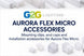 G2G Aurora Flex Micro accessories product overview