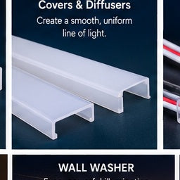 G2G EQ Light Tape accessory covers and diffusers