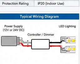 G2G LED dimmer typical wiring diagram