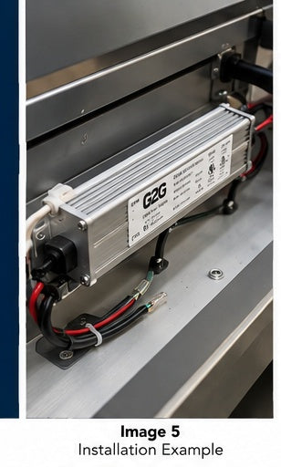G2G LED power supply installation example